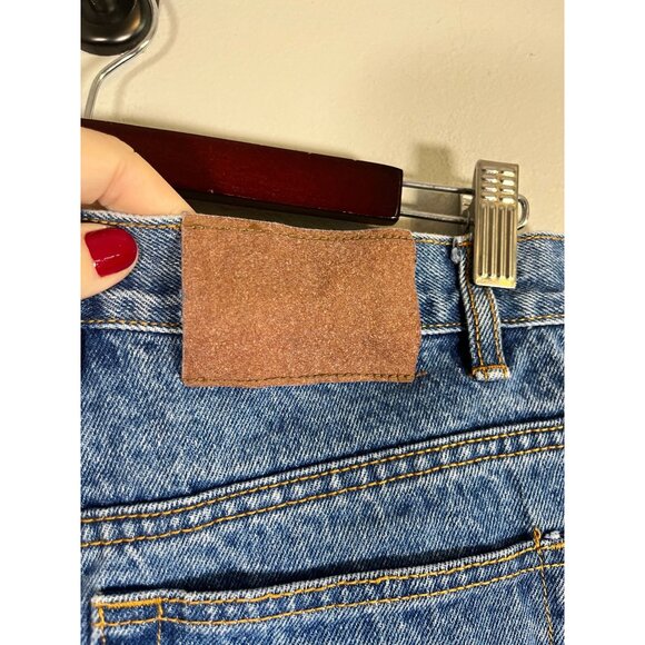 Vintage Disney Denim Shorts S Blue Minnie Mouse 80s Mom Jorts Retro Classic Chic - Picture 9 of 14